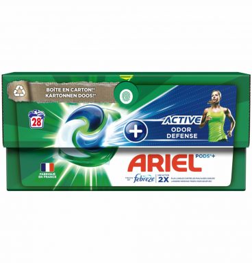 2e halve prijs: Ariel All-in-1 Pods+ Wasmiddelcapsules Actieve Geurbestrijding 28 stuks