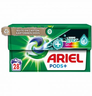 2e halve prijs: Ariel All-in-1 Pods Wasmiddelcapsules Color Lenor Unstoppables 28 stuks