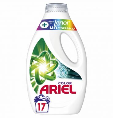 2e halve prijs: Ariel Vloeibaar Wasmiddel +Touch Van Lenor Unstoppables 765 ml