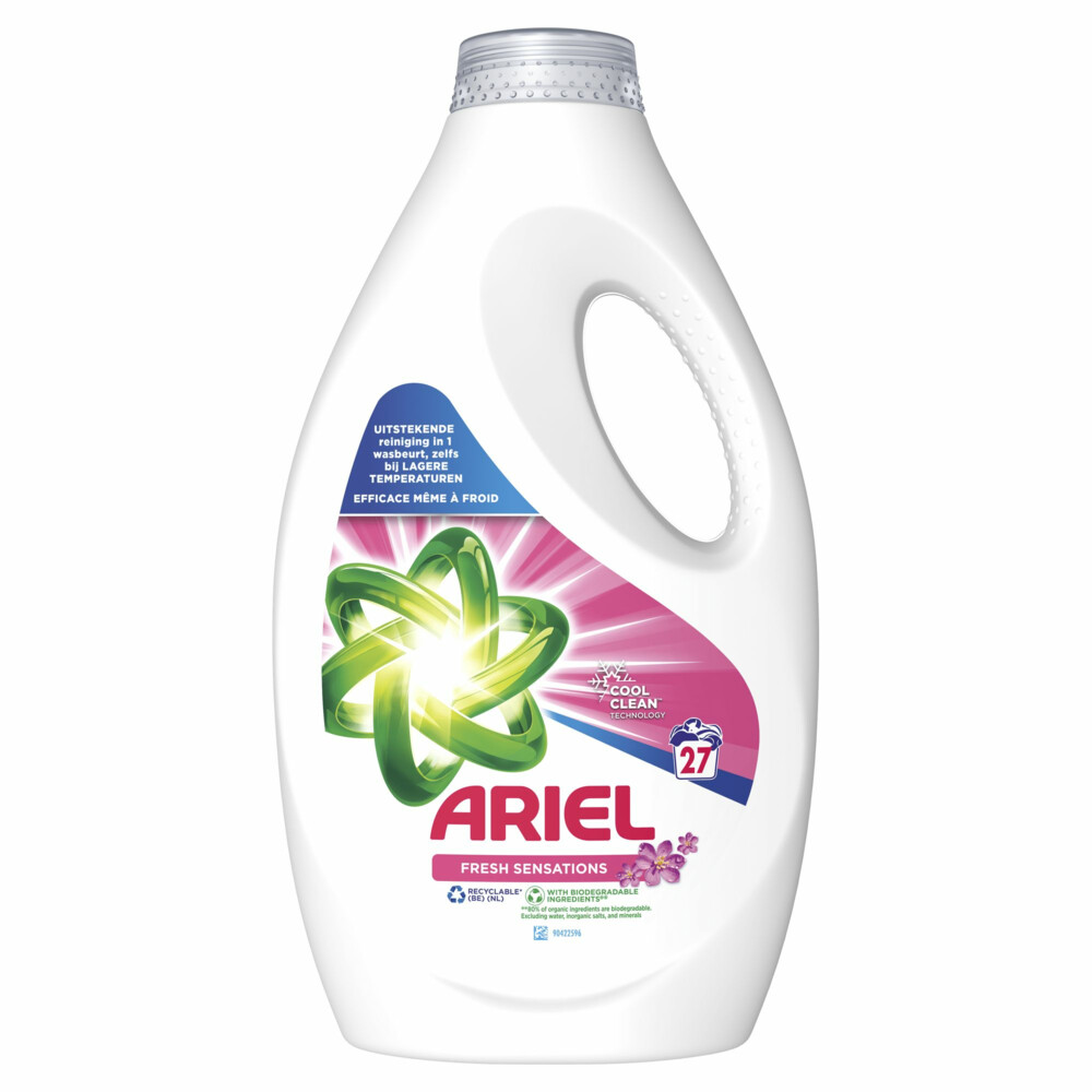 2e halve prijs: Ariel Vloeibaar wasmiddel Fresh Sensations 1215 ml