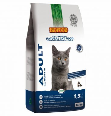 BF Petfood Kattenvoer Adult Tarwevrij 1