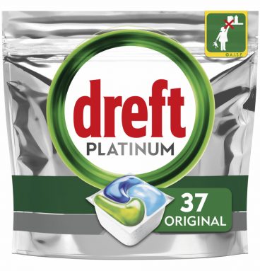 Dreft Platinum All In One Vaatwascapsules Regular 37 stuks