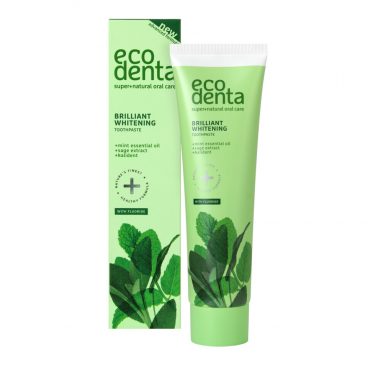 Ecodenta Tandpasta Whitening Muntolie&Salie-extract 100 ml