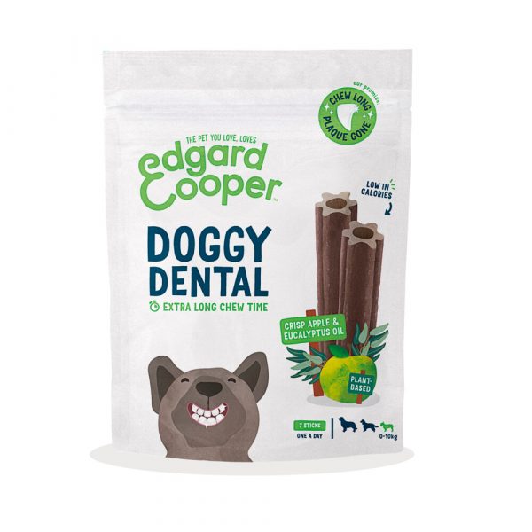 Edgard&Cooper Doggy Dental Sticks Appel - Eucalyptusolie Small