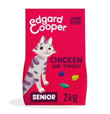 Edgard&Cooper Kattenvoer Senior Kip - Kalkoen 2 kg