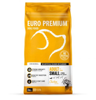 Euro-Premium Adult Small Kip - Rijst 3 kg