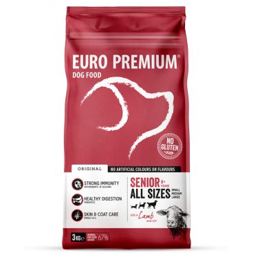 Euro-Premium Senior Lam - Rijst 3 kg