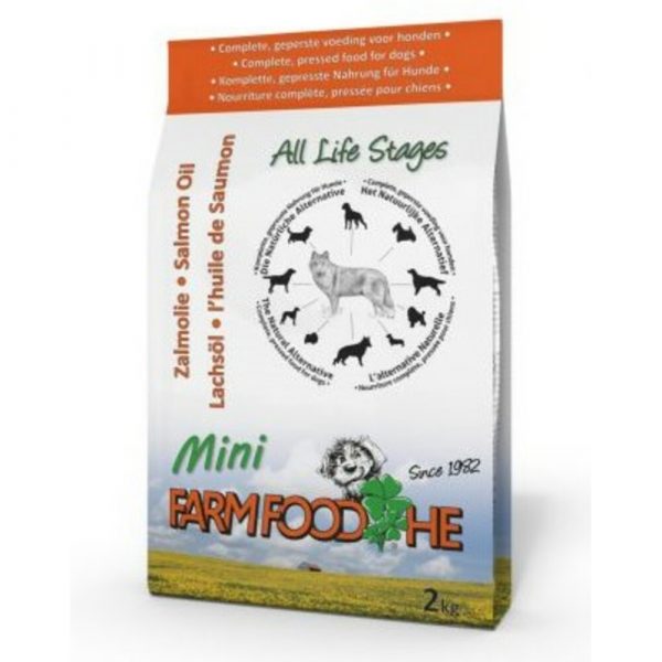 Farmfood HE Zalmolie Puppy - Mini 2 kg