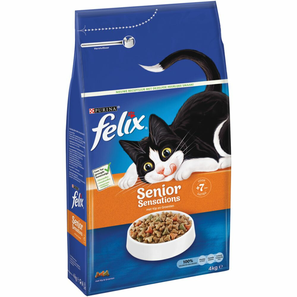 Felix Kattenvoer Senior Sensations 4 kg