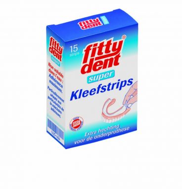 Fittydent Kleefstrips 15 stuks