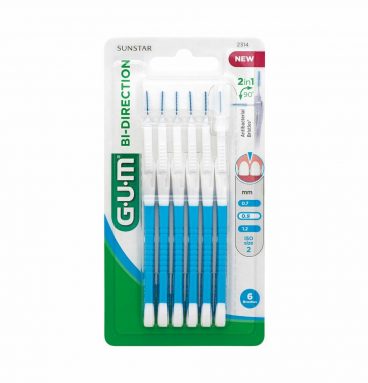 1+1 gratis: GUM Bi-Directions 0.9 mm 6 stuks