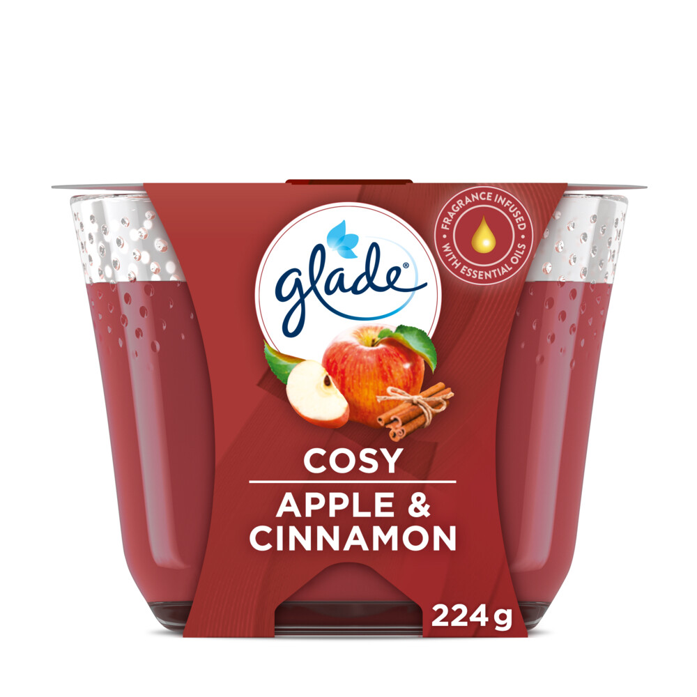 Glade Geurkaars Apple&Cinnamon 224 gr