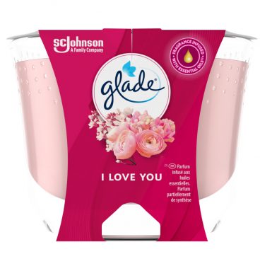 2x Glade Geurkaars I Love You 224 gr