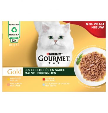 Gourmet Gold Multipack Malse Lekkernijen 12 x 85 gr