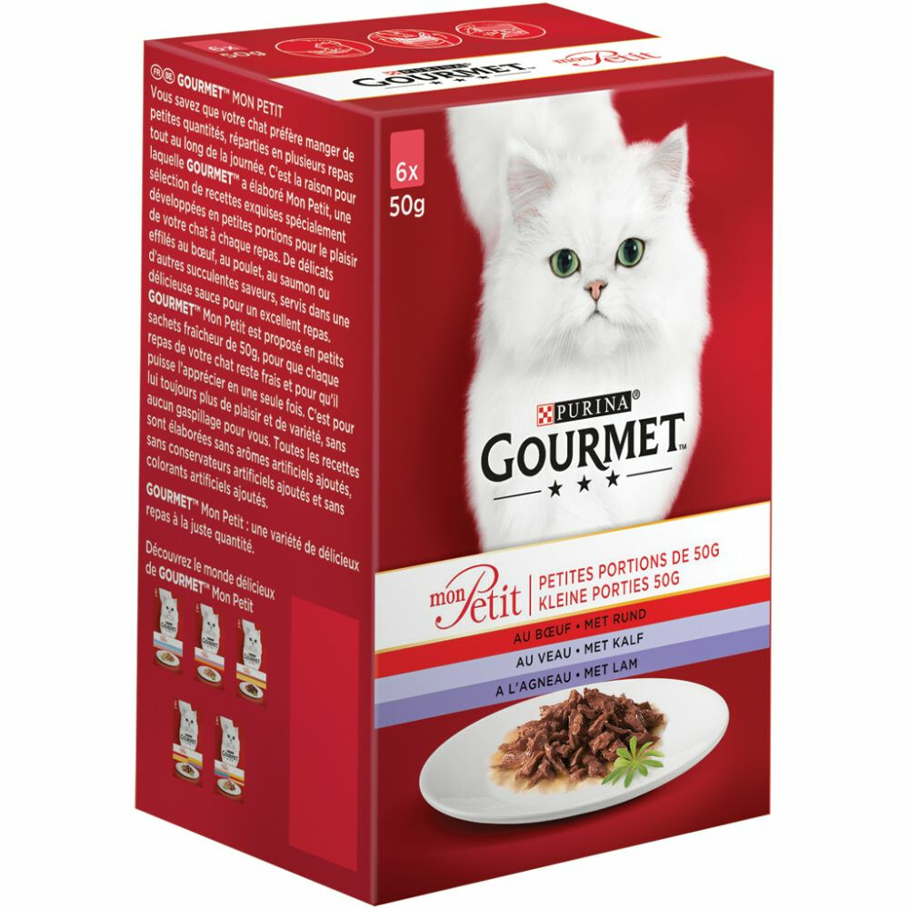 Gourmet Mon Petit Vlees 6 x 50 gr