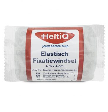 HeltiQ Elastisch Fixatiewindsel 4 m x 4 cm