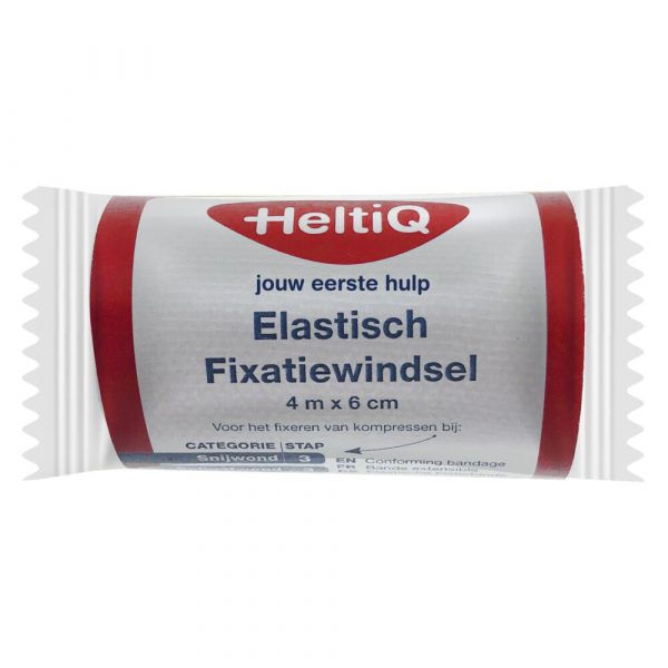 HeltiQ Elastisch Fixatiewindsel 4 m x 6 cm