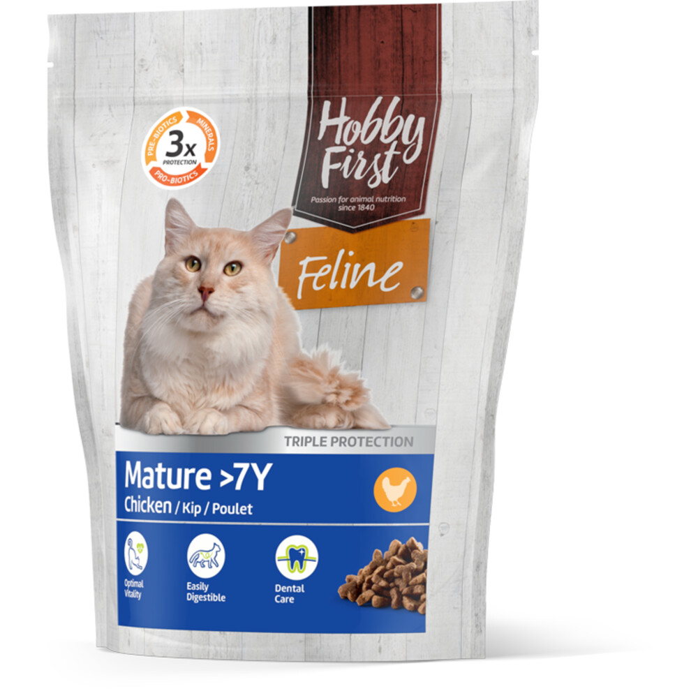 Hobby First Feline Mature 7+ jaar 800 gr