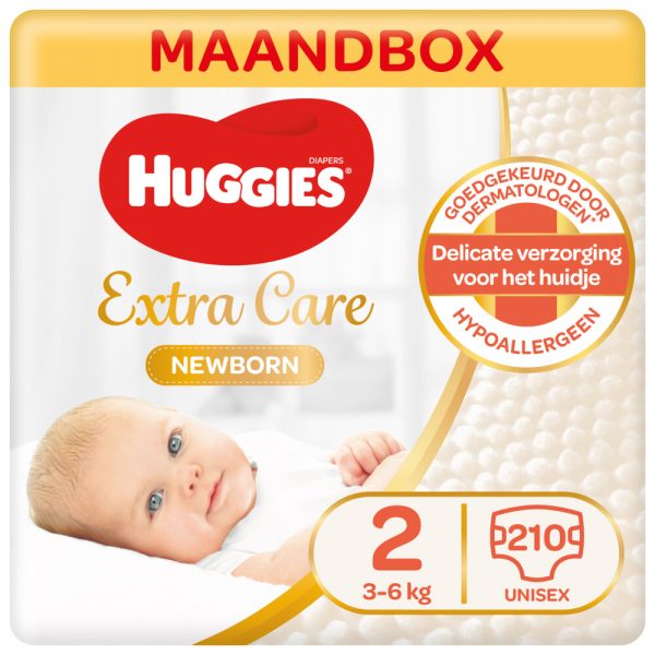 Huggies Ultra Comfort Luiers Maat 2 (3 - 6 kg) 210 stuks