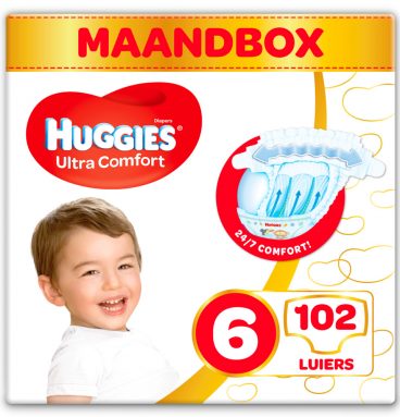 Huggies Ultra Comfort Luiers Maat 6 (15 - 30 kg) 102 stuks