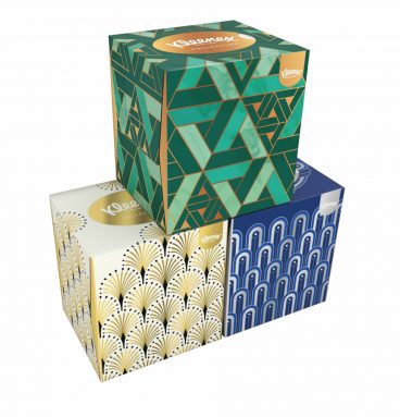 Kleenex Tissues Collection Cube Triobox 3 stuks