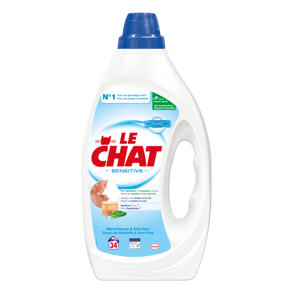 Le Chat Wasmiddel Gel Sensitive 1