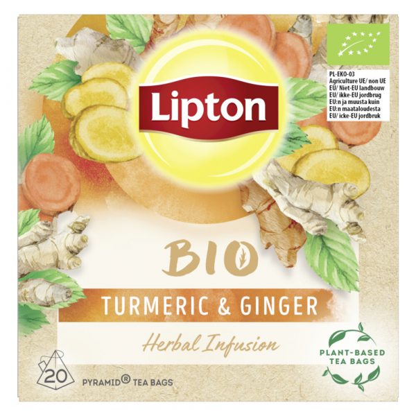 Lipton Kruidenthee Turmeric&Ginger 20 stuks