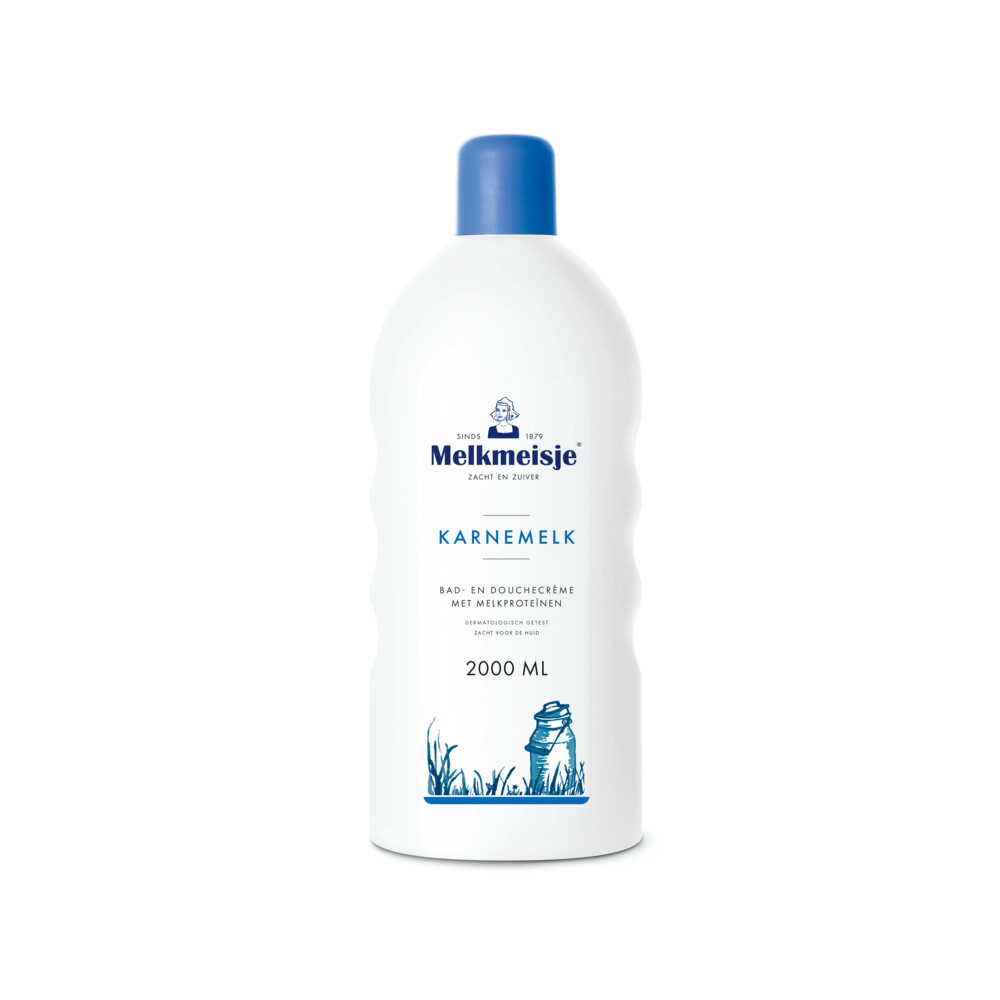 Melkmeisje Bad en Douche Creme Karnemelk 2000 ml