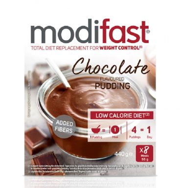 Modifast Intensive Pudding Chocolade 8 x 55 gr