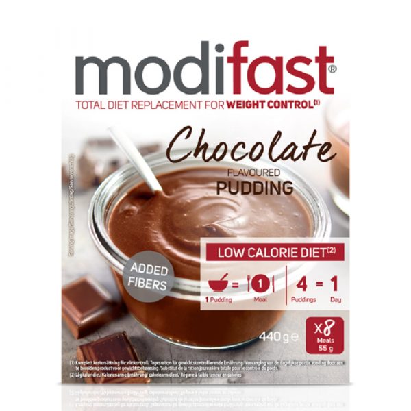 Modifast Intensive Pudding Chocolade 8 x 55 gr