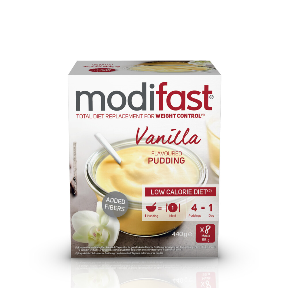 Modifast Intensive Pudding Vanille 8 x 55 gr