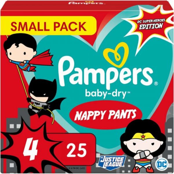 Pampers Baby Dry Luiers Maat 4 (9-14 kg) 25 stuks