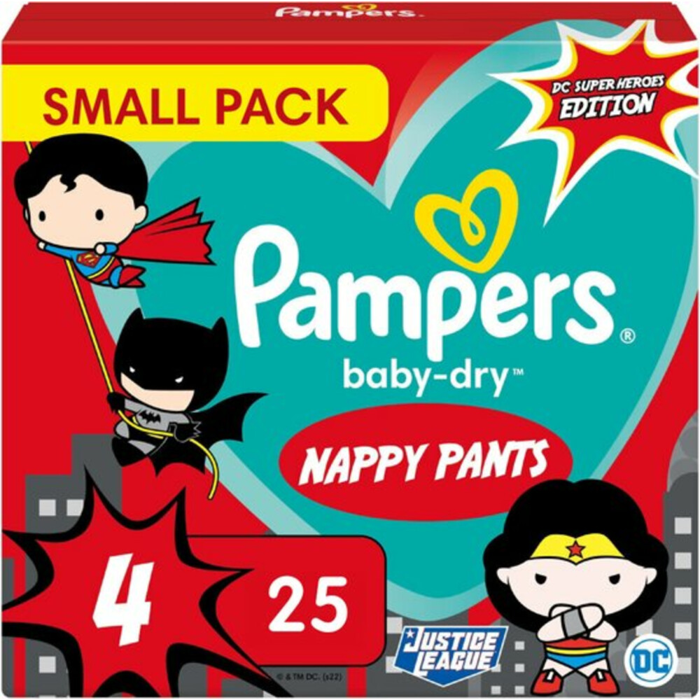 Pampers Baby Dry Luiers Maat 4 (9-14 kg) 25 stuks