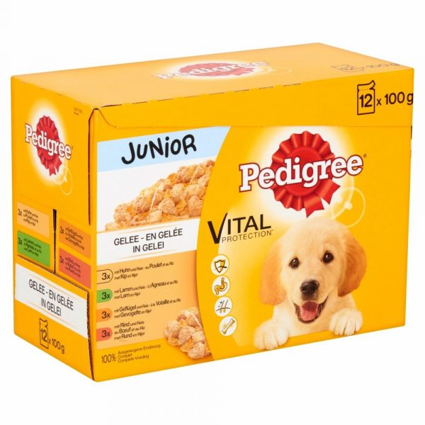 Pedigree Multipack Maaltijdzakjes Junior 12 x 100 gr