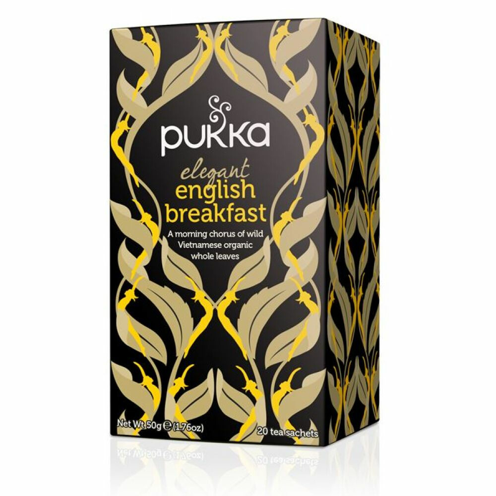 3x Pukka Thee Elegant English Breakfast 20 stuks