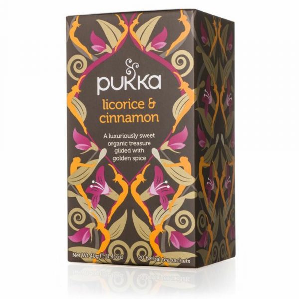 3x Pukka Thee Licorice Cinnamon 20 stuks