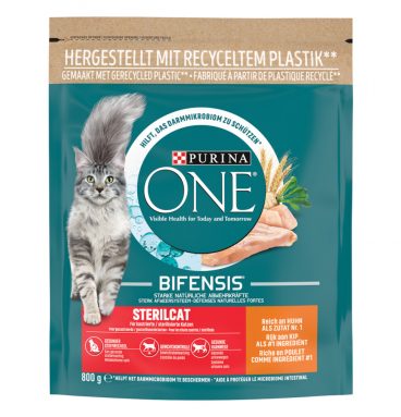 Purina One Adult Sterilcat Kip - Tarwe 800 gr