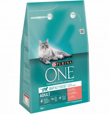 Purina One Adult Zalm - Volkoren Granen 3 kg