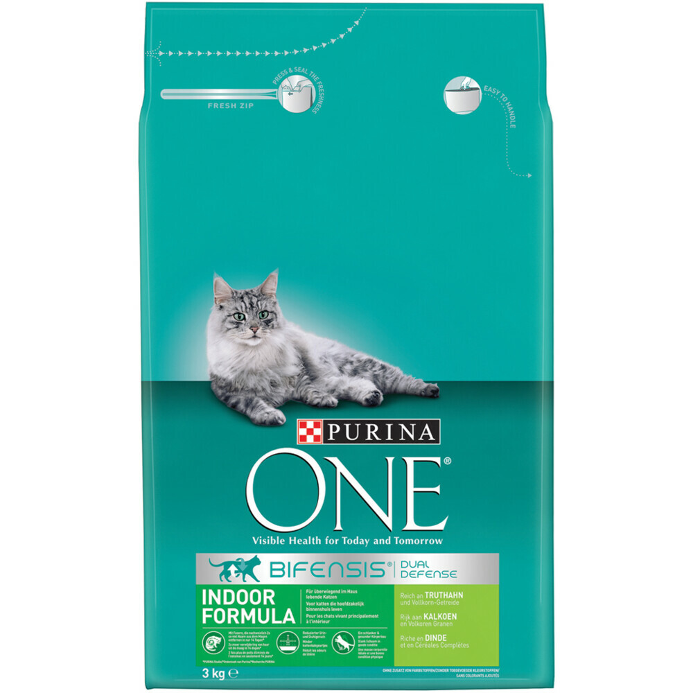 Purina One Indoor Kalkoen 3 kg