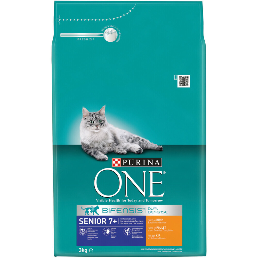 Purina One Senior Kip - Volkoren Granen 3 kg