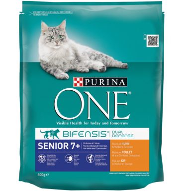 Purina One Senior Kip - Volkoren Granen 800 gr