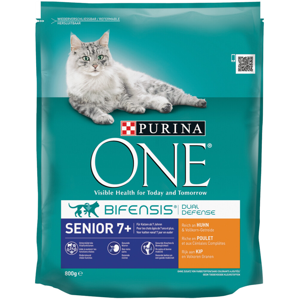 Purina One Senior Kip - Volkoren Granen 800 gr