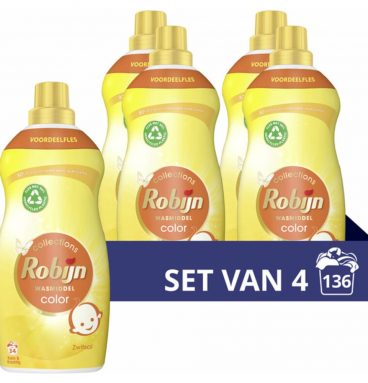 4x Robijn Klein&Krachtig Wasmiddel Zwitsalgeur 1