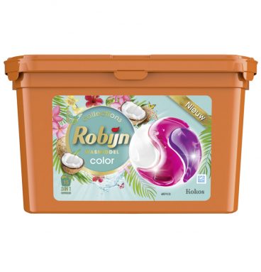 Robijn Wascapsules 3-in-1 Kokos 15 stuks