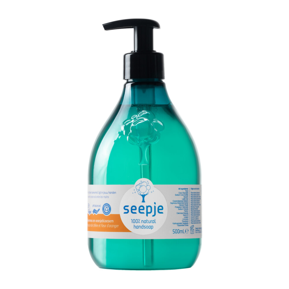 Seepje Handzeep Eikenmos en Oranjebloesem 500 ml