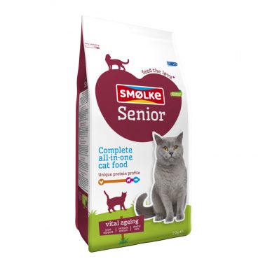 Smolke Kattenvoer Senior Kip 2 kg