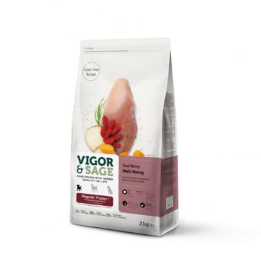 Vigor&Sage Hondenvoer Regular Puppy Well-Being Gojiberry 2 kg