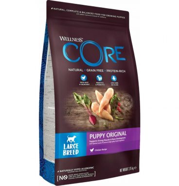 Wellness Core Hondenvoer Puppy Large Breed Kalkoen - Kip 2