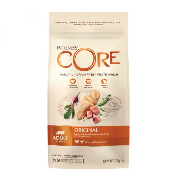 Wellness Core Kattenvoer Original Kalkoen - Kip 1