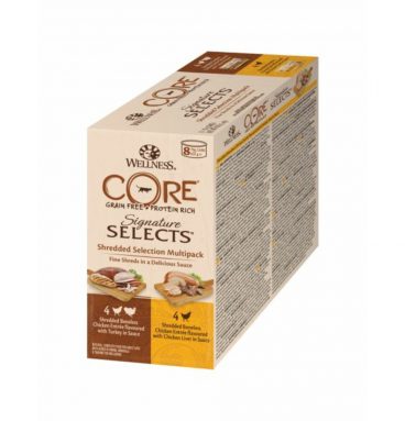 Wellness Core Kattenvoer Signature Selects Shreded 8-pack 8 x 79 gr